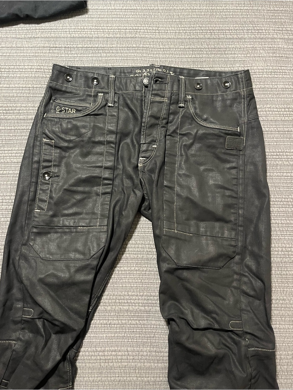 G-STAR Black Men's Cargo Utility Pants